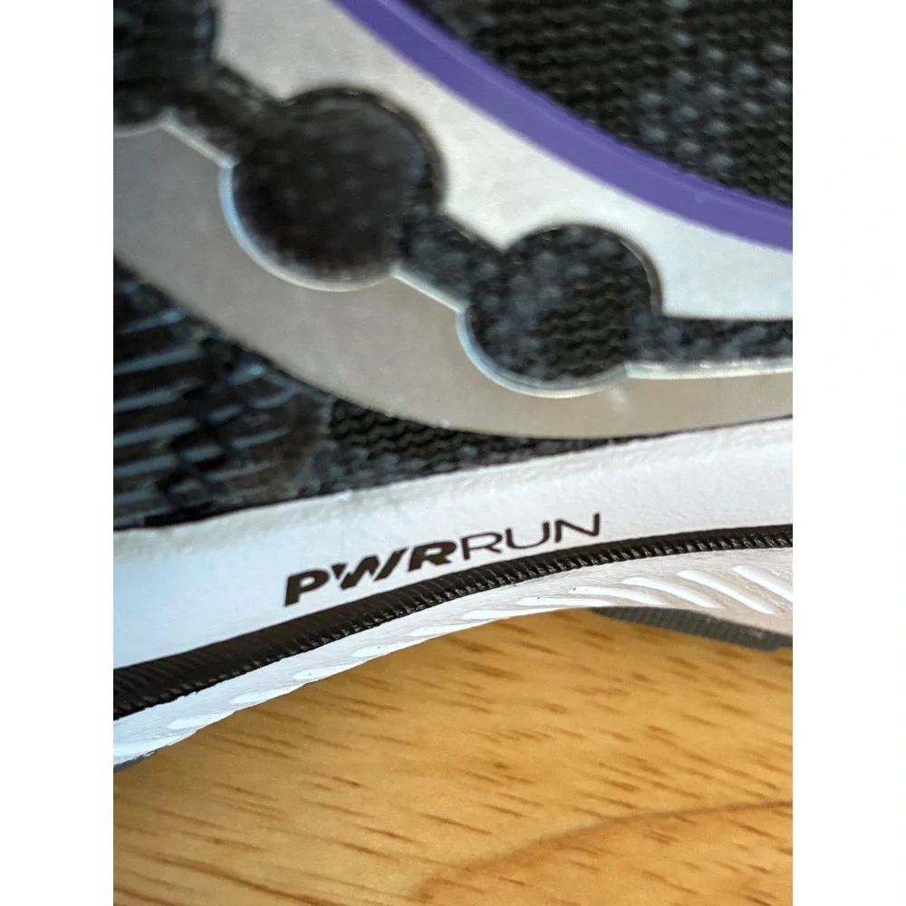 Saucony Omni 20 WomenRunning Shoes Black Silver Purple S10682-20 Stability 8.5W